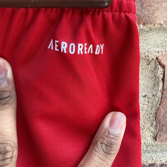 2 pairs of Boys Medium Adidas Athletic shorts 🔴🔵 - Picture 6 of 11